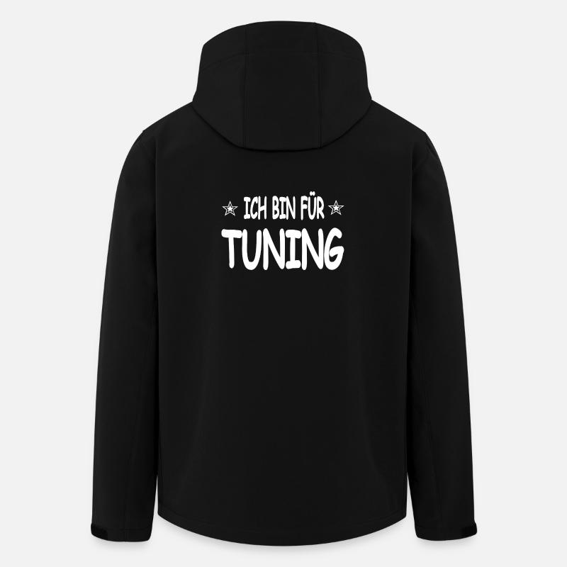 Tuning - Recycelte Männer Softshell-Jacke von Stanley/Stella - Schwarz