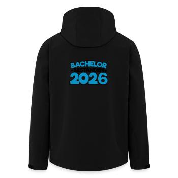 Bachelor 2026 Graduation Graduation - Men’s Recycled Softshell Jacket by Stanley/Stella - black - Back - AI Model Male 185 light (185cm)