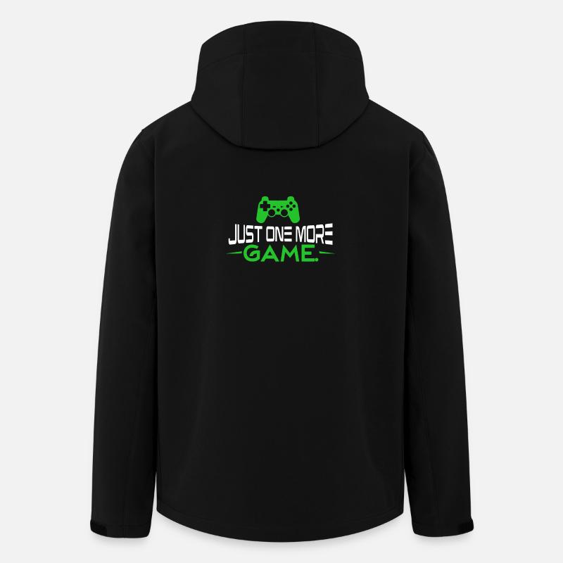 Just one more game - Men’s Recycled Softshell Jacket by Stanley/Stella - black