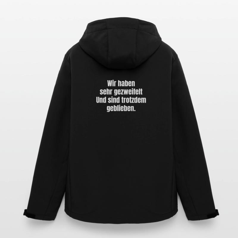 Perseverance Despite Doubt We Stayed Conclusion Men’s Recycled Softshell Jacket by Stanley/Stella