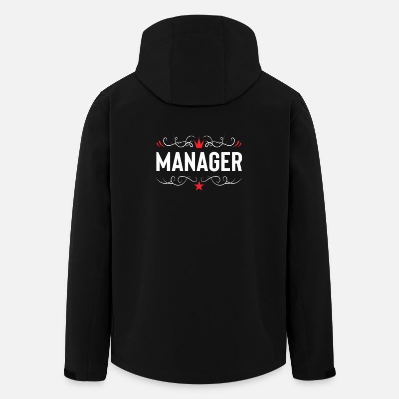 Manager Beruf - Recycelte Männer Softshell-Jacke von Stanley/Stella - Schwarz