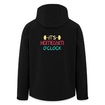 Fitness Fanatics Homegym O ́Clock Calisthenics Gym - Men’s Recycled Softshell Jacket by Stanley/Stella - black - Back - AI Model Male 185 light (185cm)