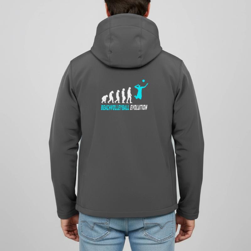 Conception d'évolution de volleyball de plage / idée cadeau Veste softshell homme en polyester recyclé Stanley/Stella