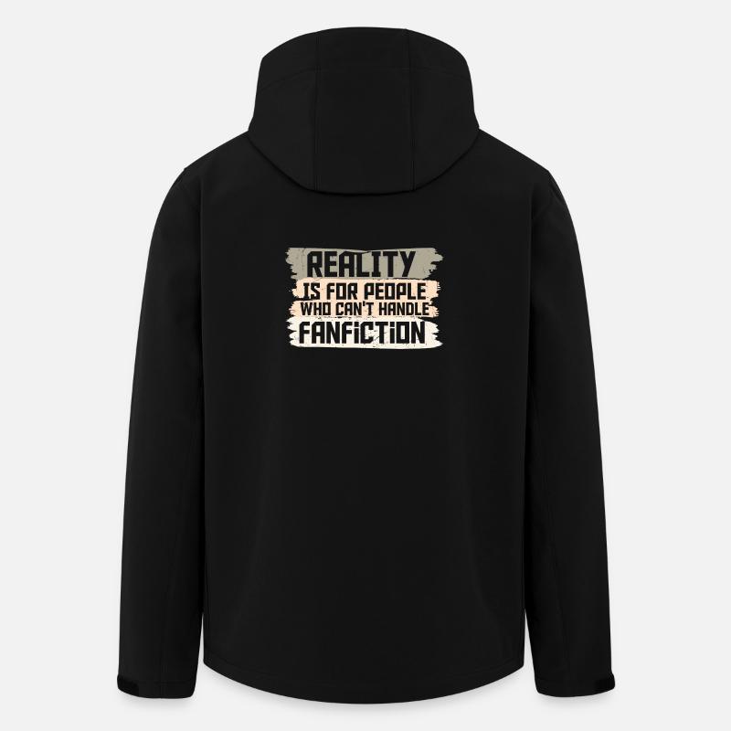 Reality and Fanfiction Mashup Design - Recycelte Männer Softshell-Jacke von Stanley/Stella - Schwarz