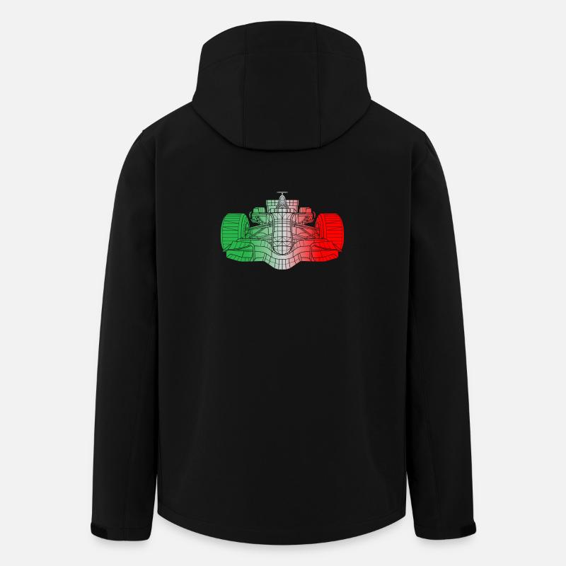 Italie Voitures de course - Veste softshell homme en polyester recyclé Stanley/Stella - noir