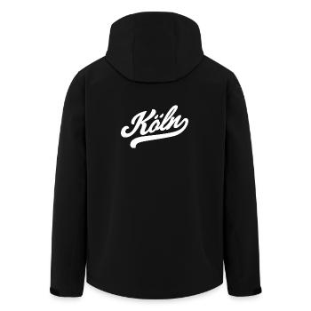 Cologne Rétro - Veste softshell homme en polyester recyclé Stanley/Stella - noir - Dos - AI Model Male 185 light (185cm)