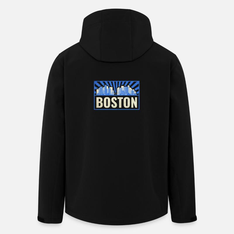 Boston États-Unis - Veste softshell homme en polyester recyclé Stanley/Stella - noir