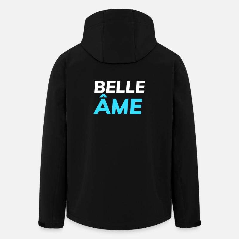 belle âme - Veste softshell homme en polyester recyclé Stanley/Stella - noir