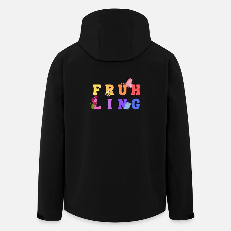Printemps - Saison - Veste softshell homme en polyester recyclé Stanley/Stella - noir