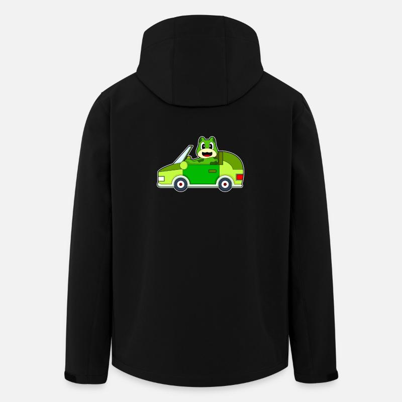 Voiture grenouille - Veste softshell homme en polyester recyclé Stanley/Stella - noir