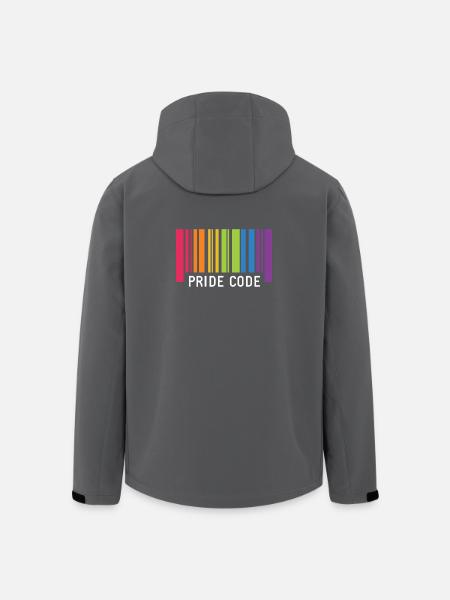 LGBT Pride Monat - Pride Code - Recycelte Männer Softshell-Jacke von Stanley/Stella - Schwarz