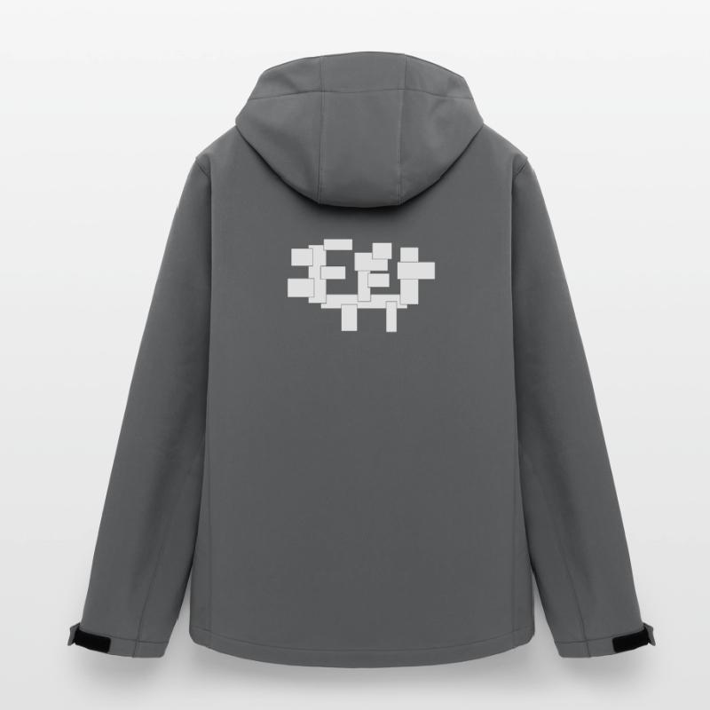 rectangles simplement des carrés en composition Veste softshell homme en polyester recyclé Discoverer Stanley/Stella