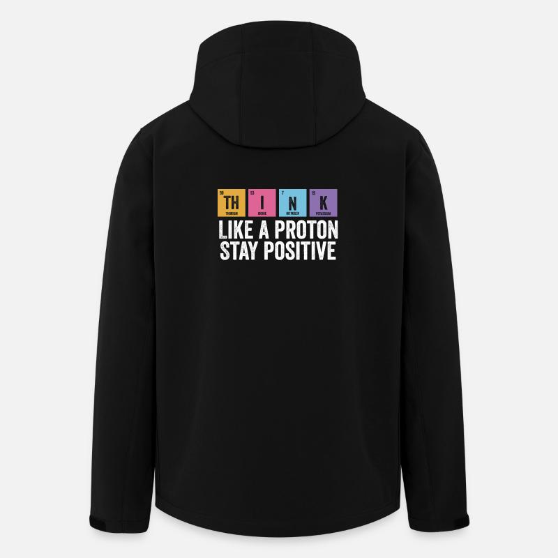 Physik Positiv Bleiben lustig - Recycelte Männer Softshell-Jacke von Stanley/Stella - Schwarz