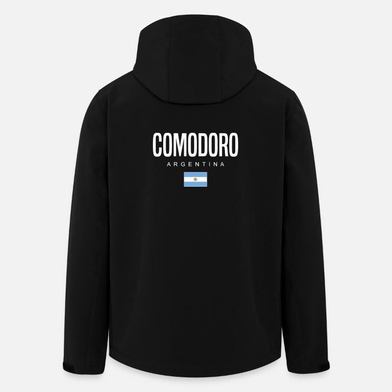 Comodoro Argentine Argentin - Veste softshell homme en polyester recyclé Stanley/Stella - noir