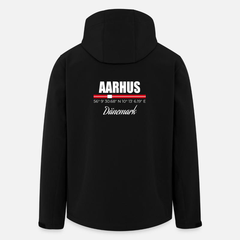 Aarhus - Veste softshell homme en polyester recyclé Stanley/Stella - noir