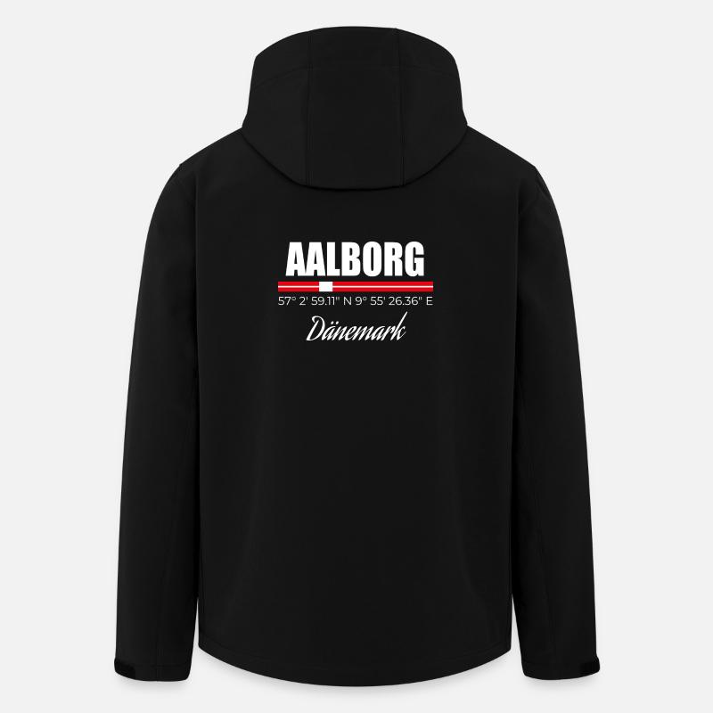 Aalborg - Veste softshell homme en polyester recyclé Stanley/Stella - noir