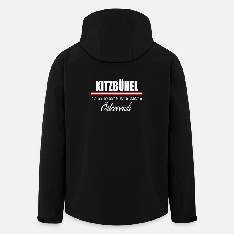 Kitzbühel - Recycelte Männer Softshell-Jacke von Stanley/Stella - Schwarz