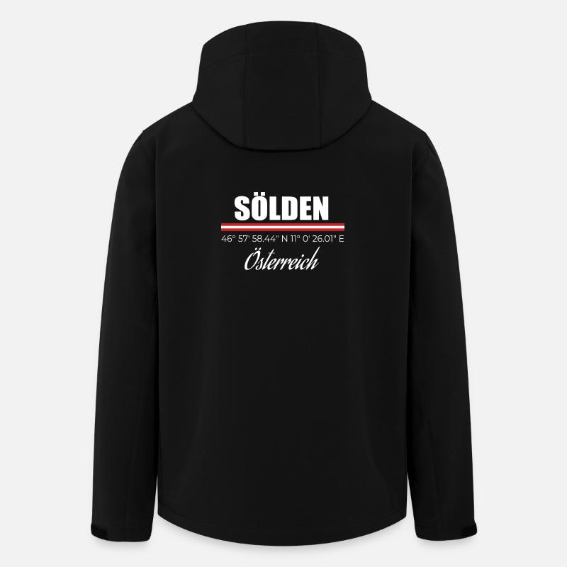 Sölden - Men’s Recycled Softshell Jacket by Stanley/Stella - black