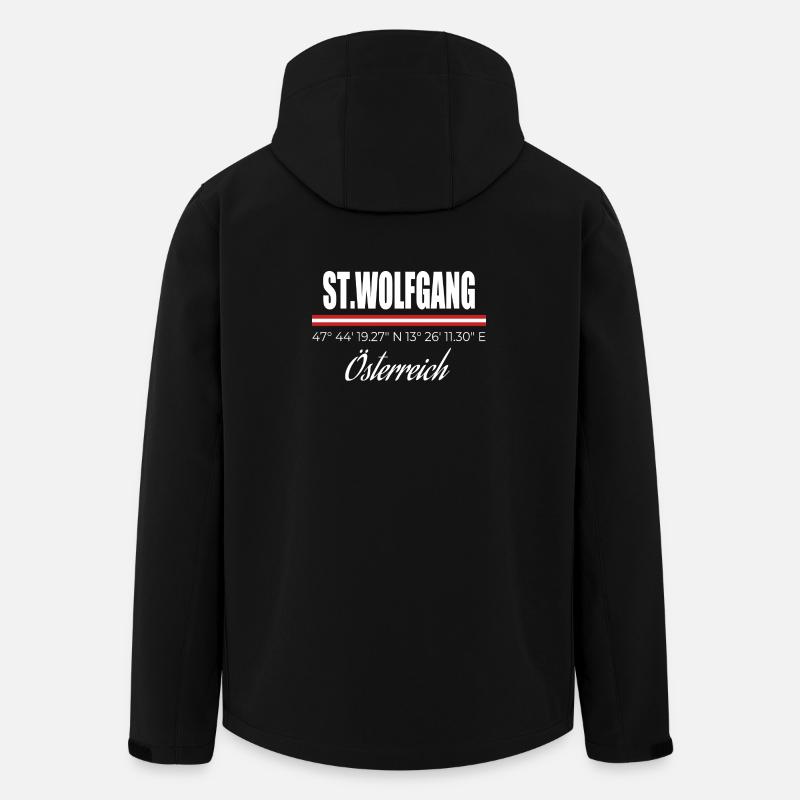 St. Wolfgang - Recycelte Männer Softshell-Jacke von Stanley/Stella - Schwarz