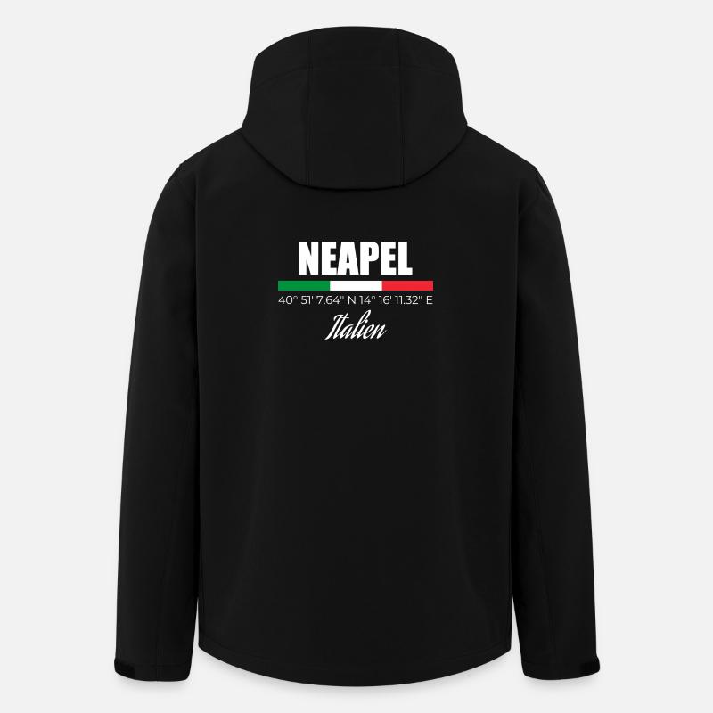 Neapel - Recycelte Männer Softshell-Jacke von Stanley/Stella - Schwarz