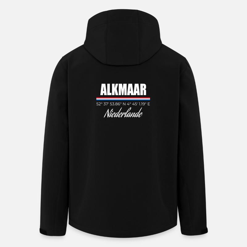 Alkmaar - Men’s Recycled Softshell Jacket by Stanley/Stella - black