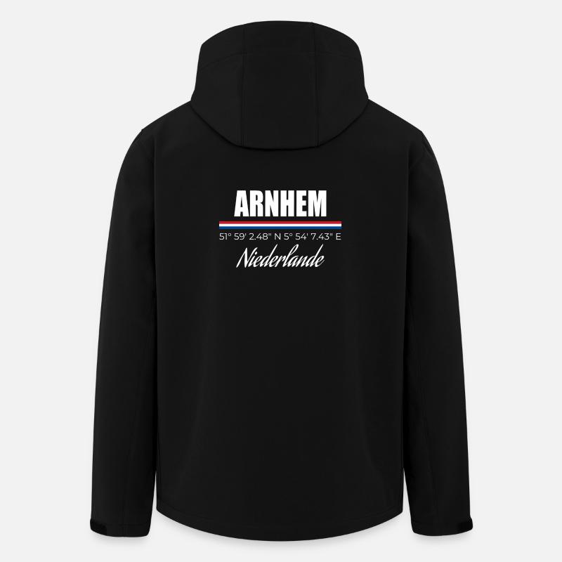 Arnhem - Veste softshell homme en polyester recyclé Stanley/Stella - noir