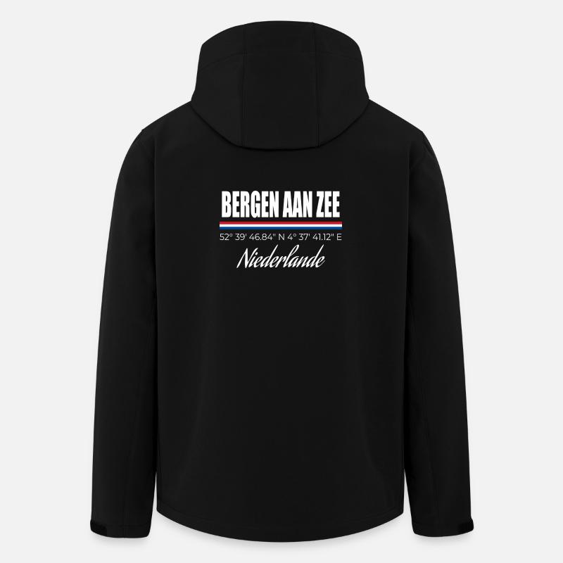 Bergen Aan Zee - Men’s Recycled Softshell Jacket by Stanley/Stella - black