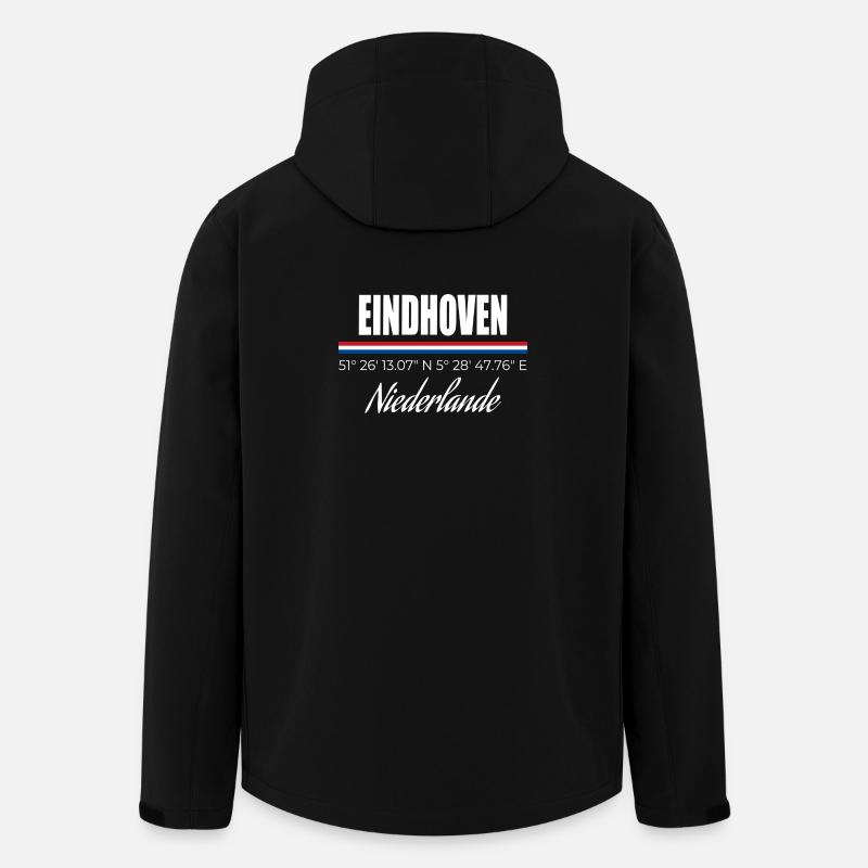 Eindhoven - Veste softshell homme en polyester recyclé Stanley/Stella - noir