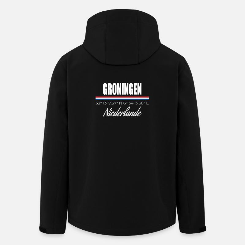 Groningen - Men’s Recycled Softshell Jacket by Stanley/Stella - black