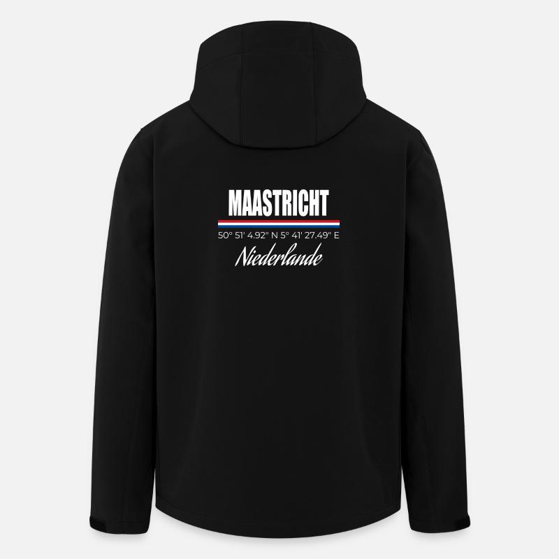 Maastricht - Veste softshell homme en polyester recyclé Stanley/Stella - noir