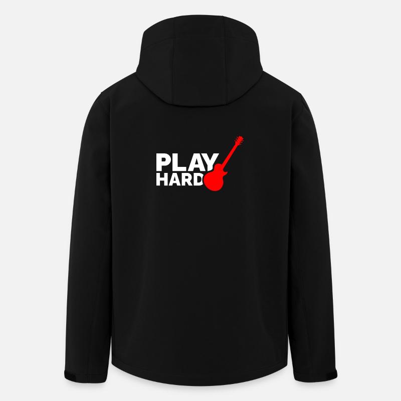 Play Hard - Men’s Recycled Softshell Jacket by Stanley/Stella - black