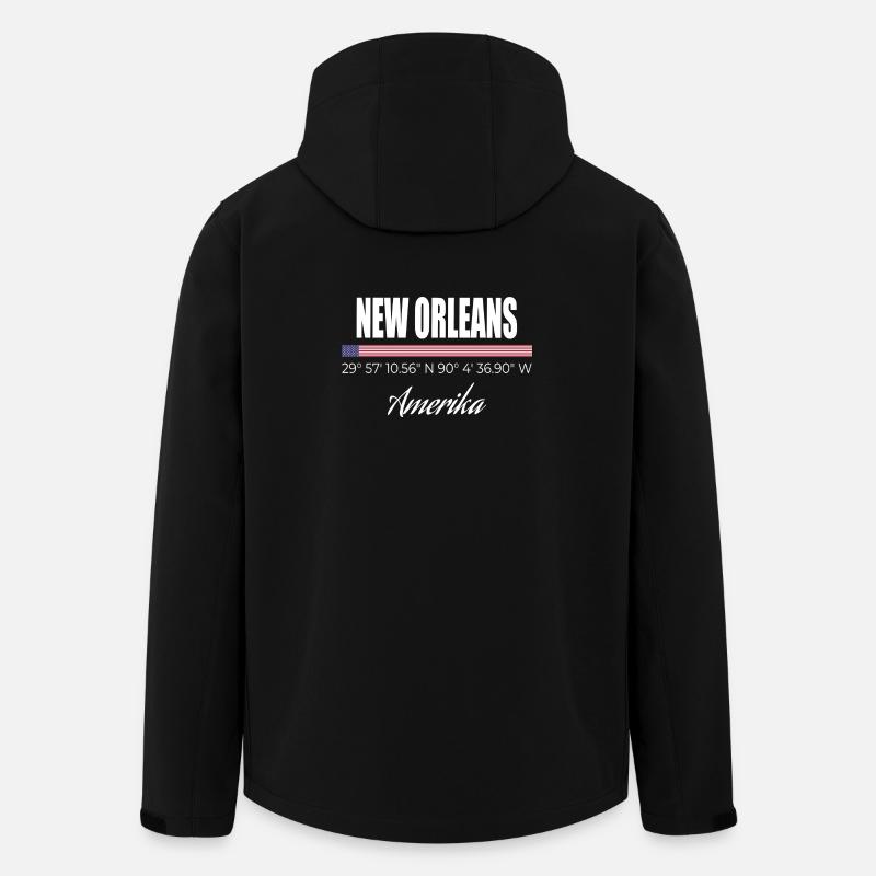New Orleans - Recycelte Männer Softshell-Jacke von Stanley/Stella - Schwarz