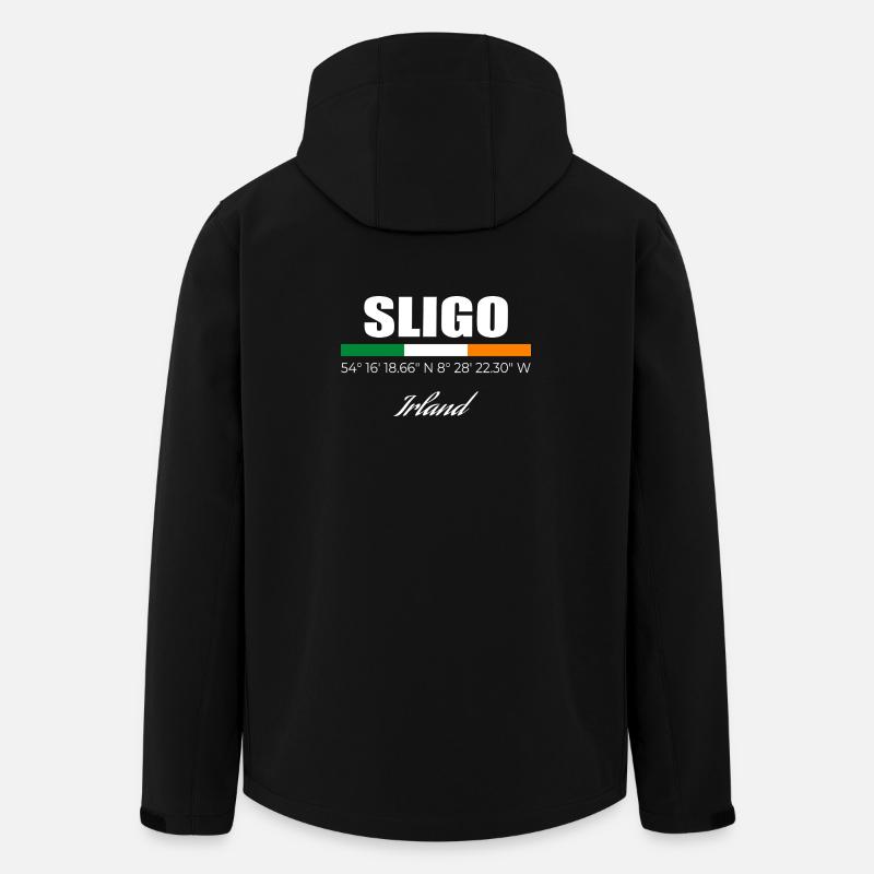 Sligo - Recycelte Männer Softshell-Jacke von Stanley/Stella - Schwarz