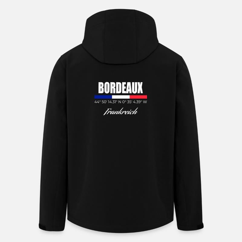 Bordeaux - Recycelte Männer Softshell-Jacke von Stanley/Stella - Schwarz