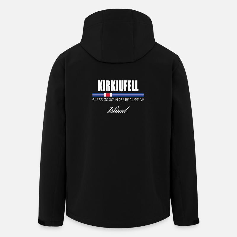 Kirkjufell - Veste softshell homme en polyester recyclé Stanley/Stella - noir