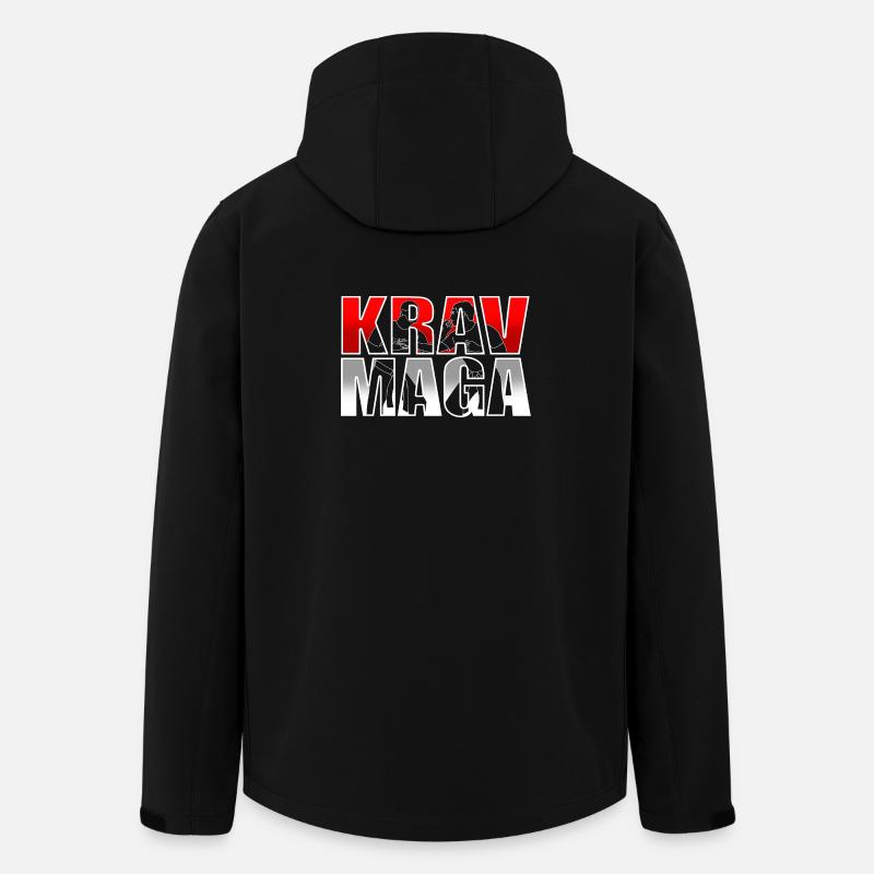 Krav Maga - Men’s Recycled Softshell Jacket by Stanley/Stella - black