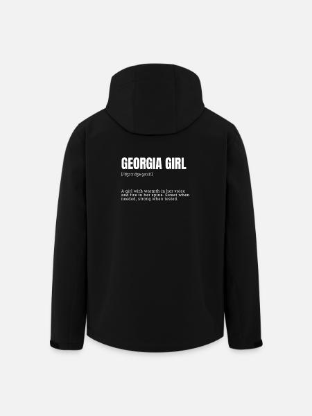 Georgia Girl Warmth and Strength - Men’s Recycled Softshell Jacket by Stanley/Stella - black