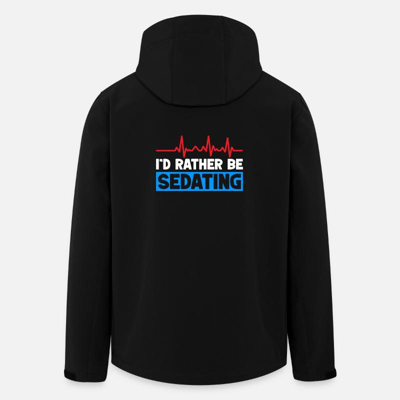 L’anesthésiste préfère sédativement - Veste softshell homme en polyester recyclé Stanley/Stella - noir