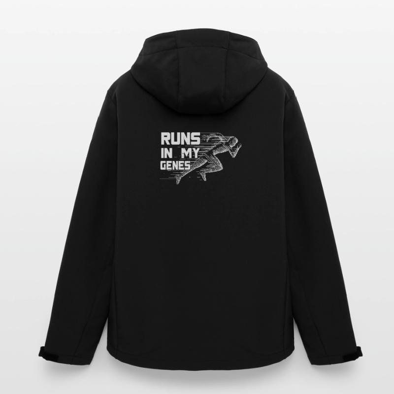 Course de marathon dans mon cadeau de course génétique Veste softshell homme en polyester recyclé Stanley/Stella