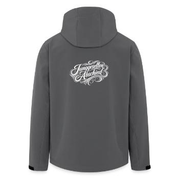 Enterrement de vie de garçon - Veste softshell homme en polyester recyclé Stanley/Stella - noir - Dos - AI Model Male 185 light (185cm)