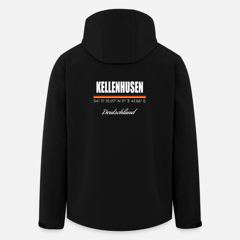 Kellenhusen - Recycelte Männer Softshell-Jacke von Stanley/Stella - Schwarz