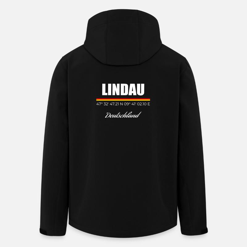 Lindau - Recycelte Männer Softshell-Jacke von Stanley/Stella - Schwarz