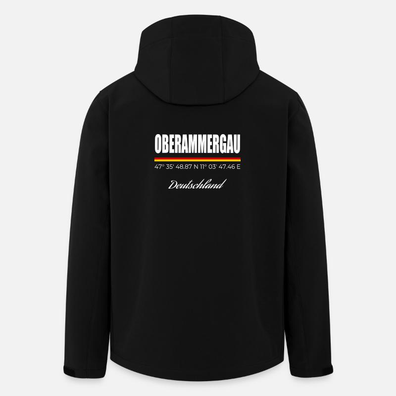 Oberammergau - Recycelte Männer Softshell-Jacke von Stanley/Stella - Schwarz