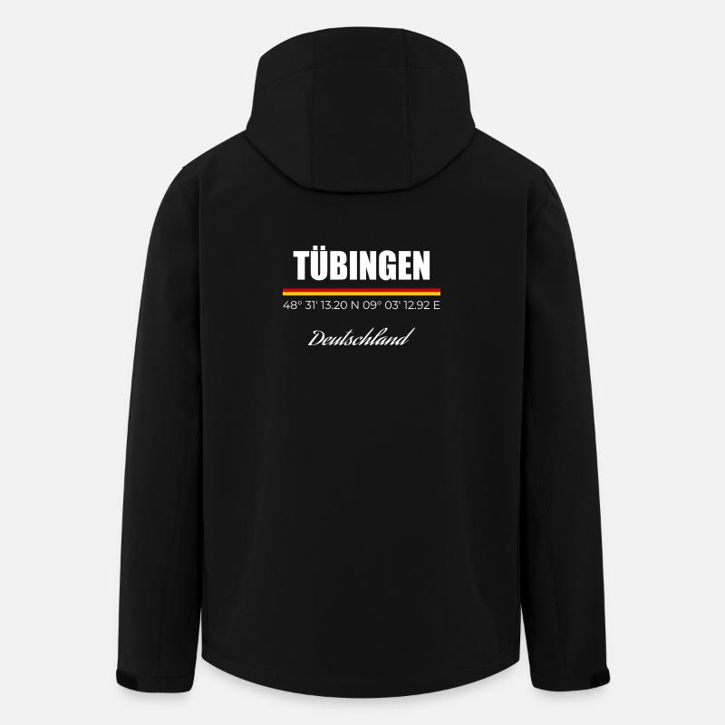 Tübingen - Recycelte Männer Softshell-Jacke von Stanley/Stella - Schwarz