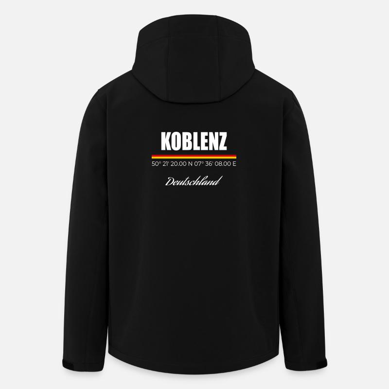 Koblenz - Recycelte Männer Softshell-Jacke von Stanley/Stella - Schwarz