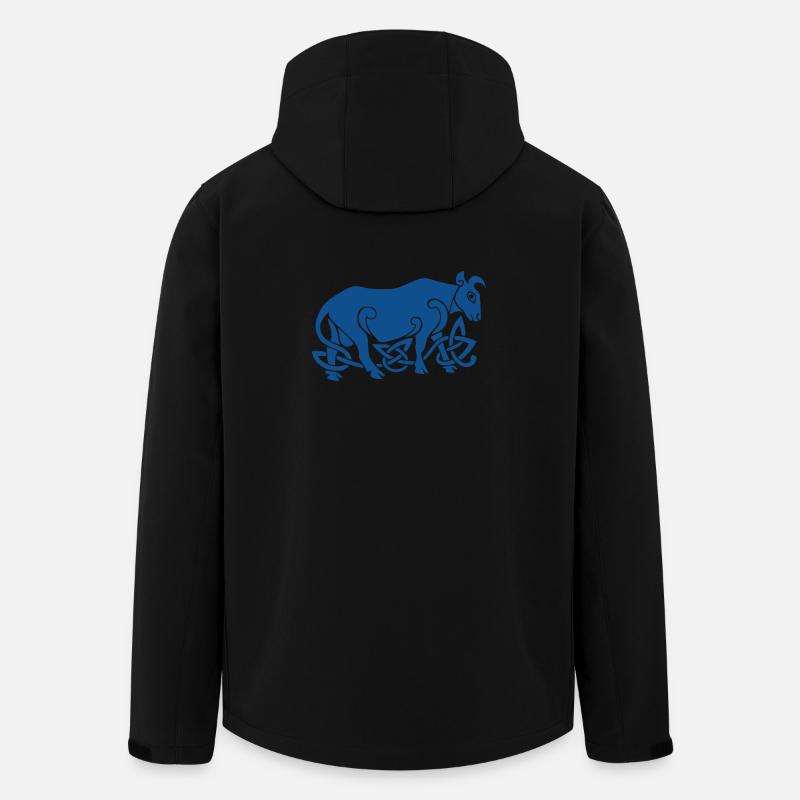 Celtic Bull - Veste softshell homme en polyester recyclé Stanley/Stella - noir