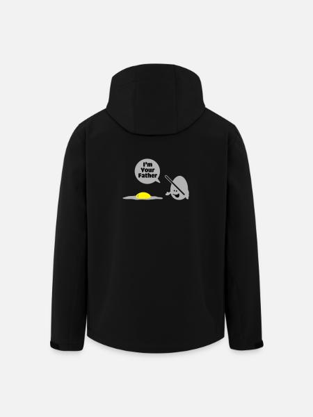egg vader - Men’s Recycled Softshell Jacket by Stanley/Stella - black