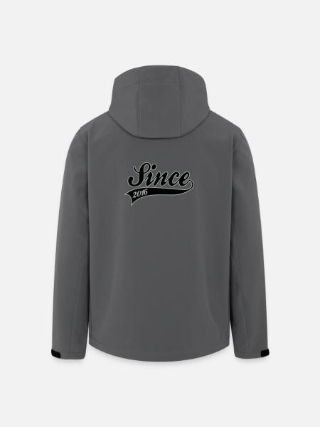 since 2016 - Men’s Recycled Softshell Jacket by Stanley/Stella - black