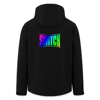 Swich BDSM Bondage Disziplinen - Recycelte Männer Softshell-Jacke von Stanley/Stella - Schwarz - Hinten - AI Model Male 185 light (185cm)