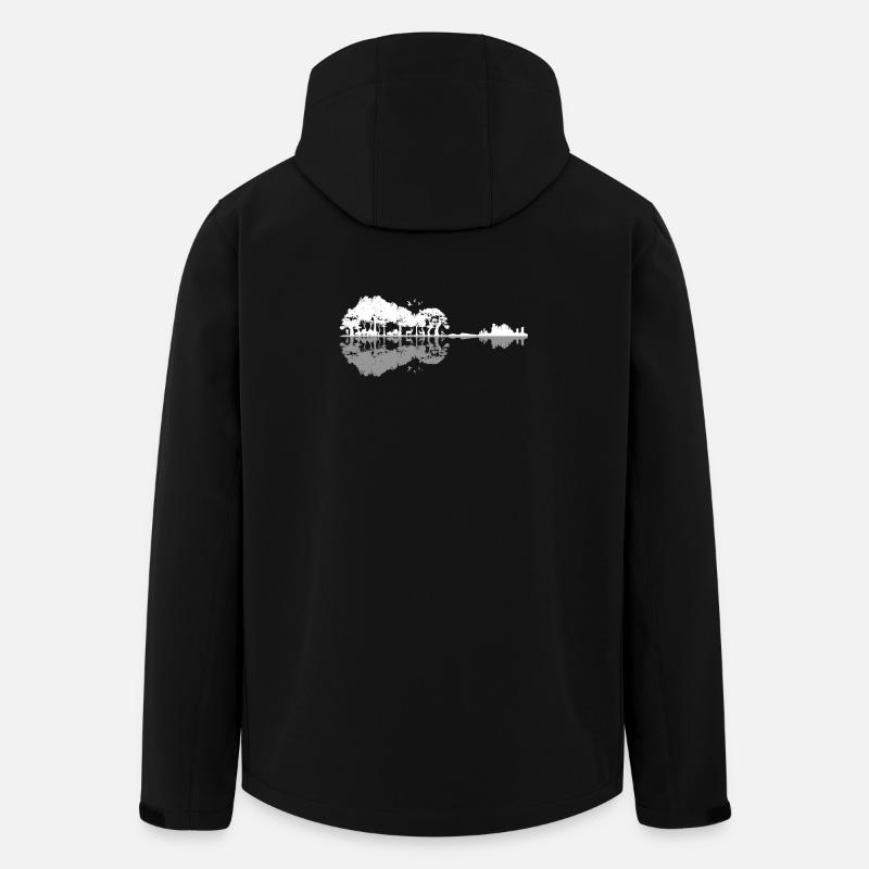 Guitare Nature Life - Veste softshell homme en polyester recyclé Stanley/Stella - noir